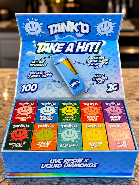Tank'd Flavor Lineup cannabis flower