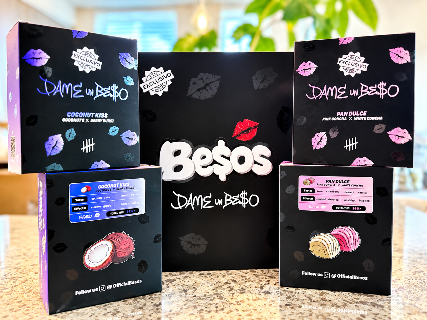 Besos 2G Liquid Diamonds cannabis flower